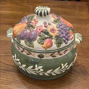 Certified International Cookie Jar with Lid‎